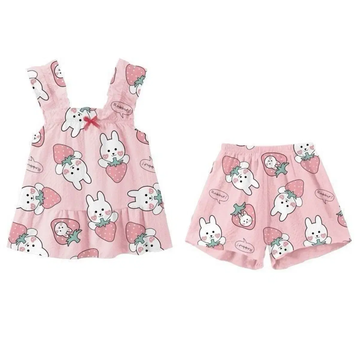 New Baby Rabbit Pajama Set