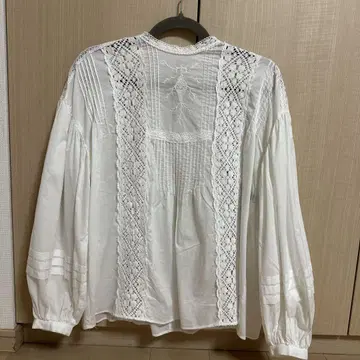 NORC 노크 레이스 블라우스 1 화이트