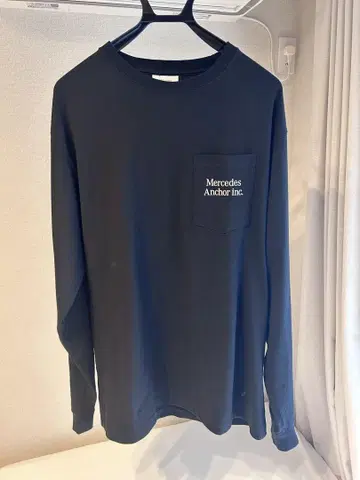 Mercedes Anchor inc. 블랙 긴팔 티셔츠 XL