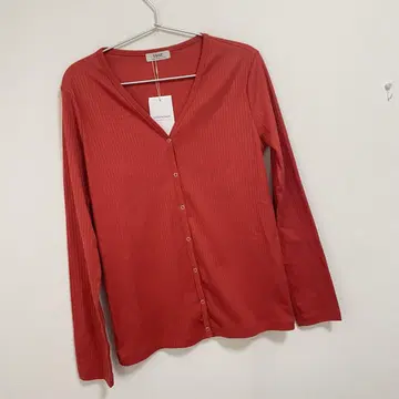 저널 스탠다드 레사주 탄력 있는 리브 V넥 가디건