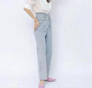 리랜드트루 하이웨스트 데님 팬츠