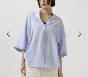 bayflow 시어 셔링 셔츠