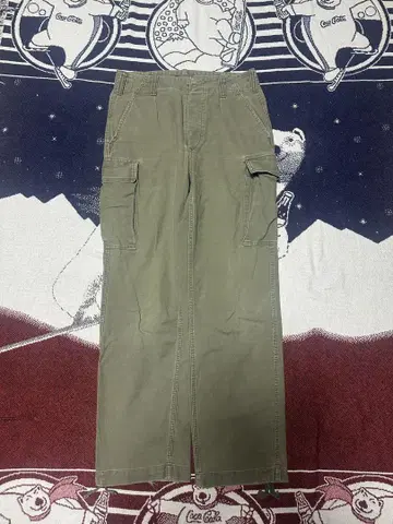 독일군 실물 몰스킨 카고 팬츠 German military 카키