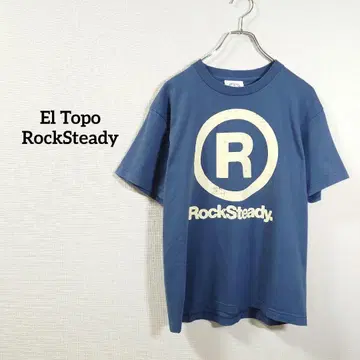 엘르토포 El Topo RockSteady 티셔츠 반팔 블루 남성용