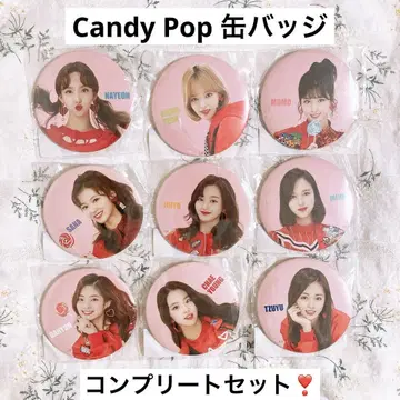 TWICE 캔뱃지 Candy Pop 컴프 묶음 판매 하이 터치회 한정판