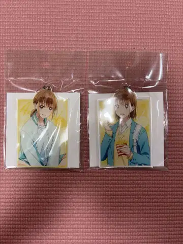 푸른상자 카노 치나츠 초빅 아크릴 키링 2개 세트