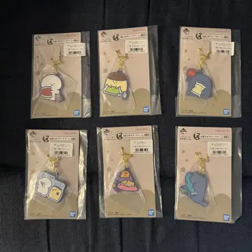 문구와 함께 매일 루틴 F상 러버 참 6종 세트