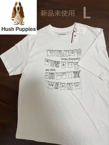 미사용 새상품 Hush Puppies 허시파피 남성용 티셔츠 L 사이즈
