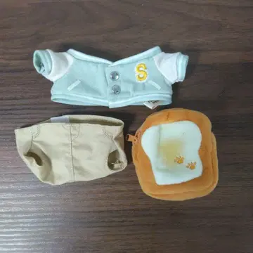 후쿠후쿠 냥코 봉제 인형 사바타 옷 갈아입기