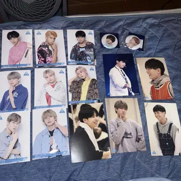 일일 2 사진 캔뱃지 엽서 아크링 키링 묶음 판매