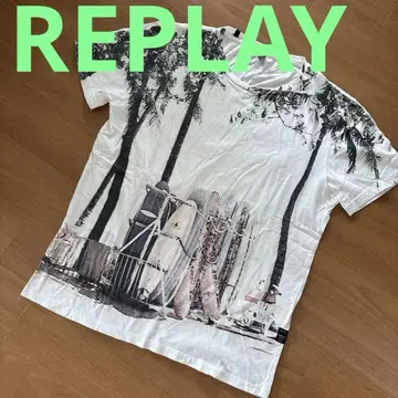REPLAY 티셔츠 반팔 남성용 리플레이