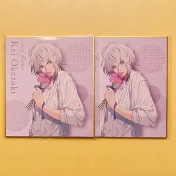 카라마리 오카자키 계약 색지 with flower