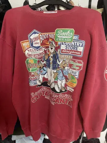 캡틴 산타 Joymark design 맨투맨 트레이닝복 90s