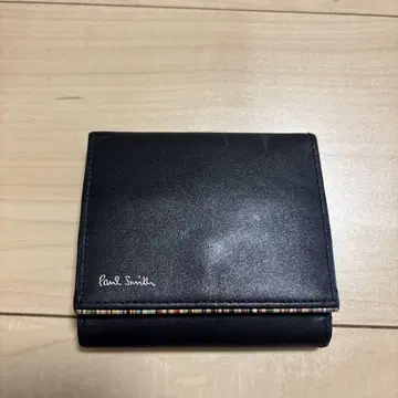 폴스미스 폴스미스 3단 폴더형 지갑 블랙 가죽 박스 포함