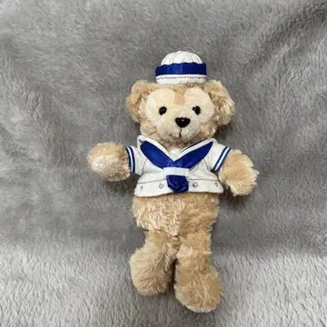 더피 봉제 인형 배지 화이트 택 세일러 초기 레어