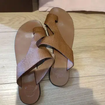 ATP ATELIER 브라운 플립플랍 샌들 size 37