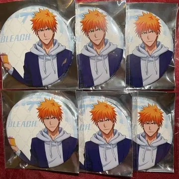 bleach 화이트데이 ver. 캔뱃지 6개 쿠로사키 이치고
