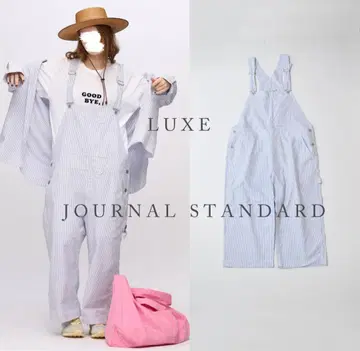 새상품 2024ss LUXE 저널 OX 스트라이프 오버롤