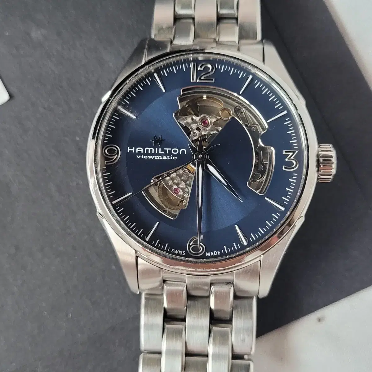 Hamilton Jazzmaster Open Heart Blue Dial 42mm Automatic