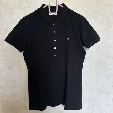 라코스테 블랙 폴로 셔츠 반팔 SLIM FIT