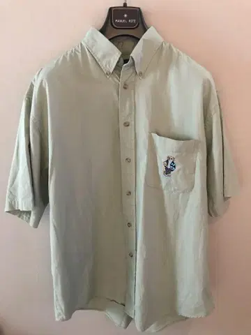 90s RALPH LAUREN 랄프 로렌 베어 반팔 셔츠 사이즈 M