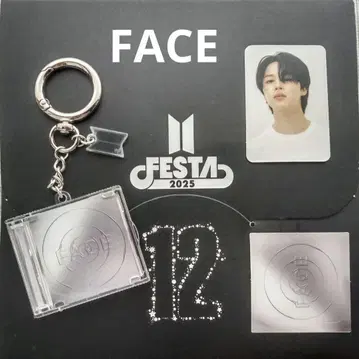 BTS FESTA 2025 캡슐 앨범 지민 FACE 미니 트레이딩 카드