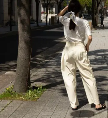 deres 드레이프 팬츠