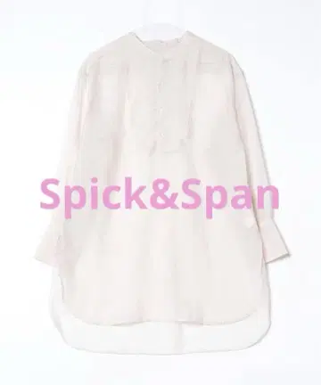 Spick&Span 스픽 앤 스팬 시스루 드레스 셔츠