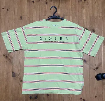 X-girl 로고 티셔츠