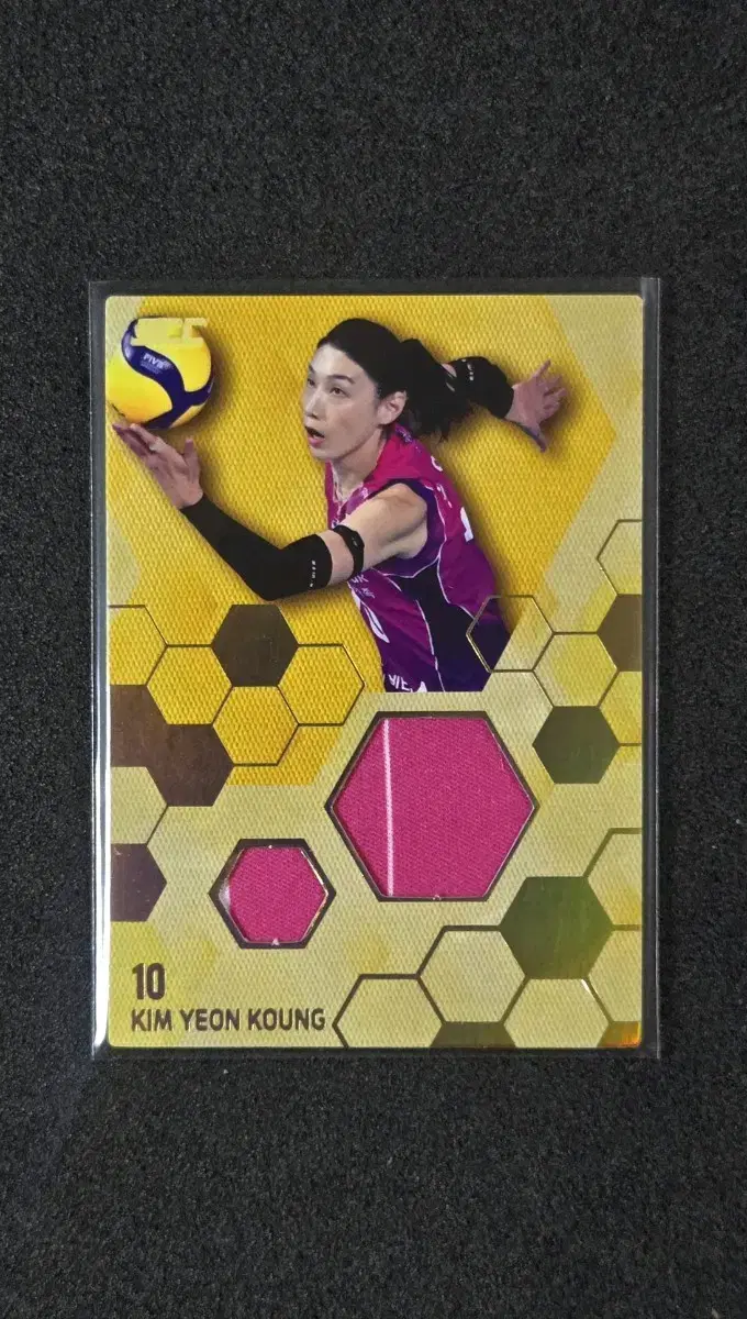 SCC Carbon Kim Yeon-koung Worn Jersey Card