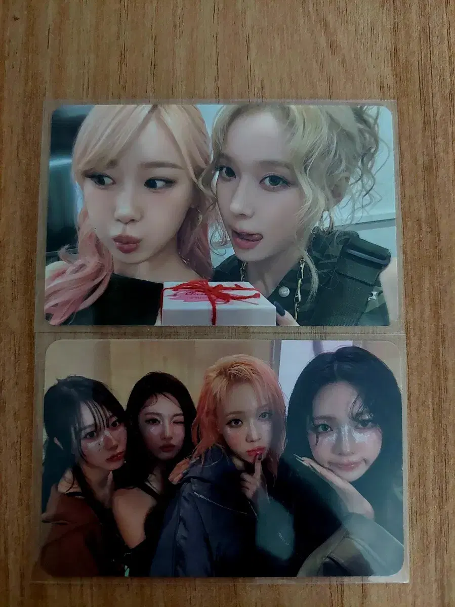 Bulk Aespa poca wts Group & Unit cdp Pink Christmas