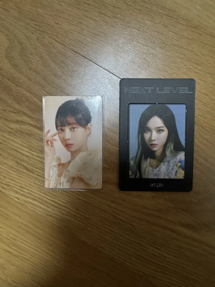 Aespa Winter photocard poca magnet Apple Music pre-order benefit Next Level seasons greetings