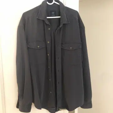 다나카 쉔 씨 착용 GAP The BIG Shirt S 사이즈 그레이