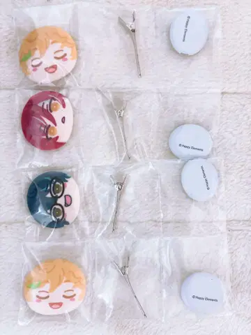 앙스타 역선 나츠메 아오바 츠무기 하루카와 소라 만주 앞머리 클립