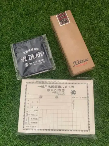 등력 베이스 키타노 타케시 비트 타케시 골프 공 카드 케이스 메모장