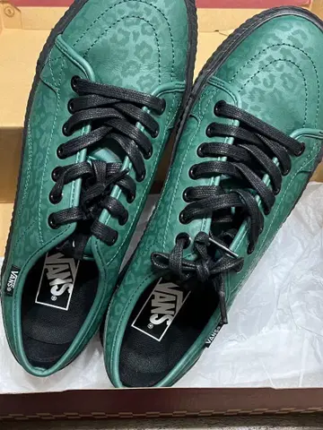Vans 레오파드 무늬 그린 스니커즈