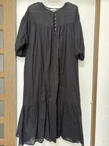 ITEMS URBAN RESEARCH 셔츠 원피스 블랙