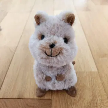플러피즈 콴카 왈라비 봉제 인형 브라운 레몬