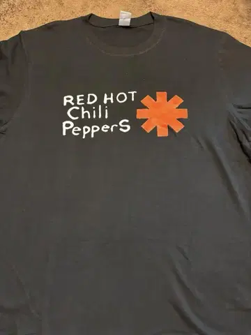 RED HOT Chili Peppers 티셔츠 블랙