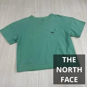 THE NORTH FACE 그린 티셔츠 W/S 숏 기장 아웃도어
