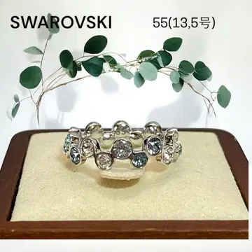 컨디션 최상 SWAROVSKI 비토레 크리스탈 반지 55