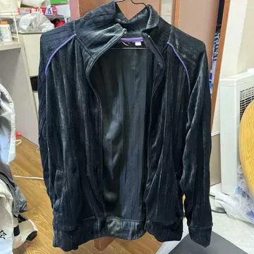 블랙 벨로아풍 자켓 L 사이즈