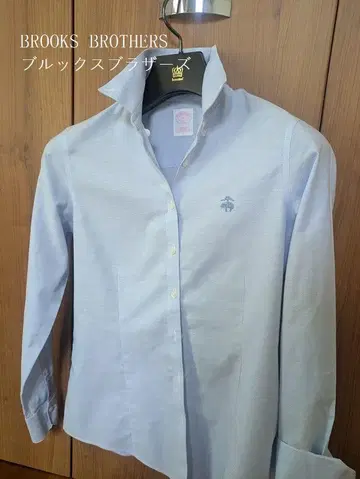 BROOKS BROTHERS 긴팔 셔츠 라이트 블루 여성용 [새상품급]