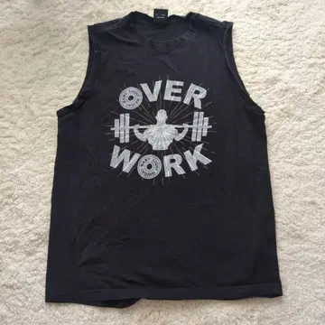 OVERWORK 슬리브리스