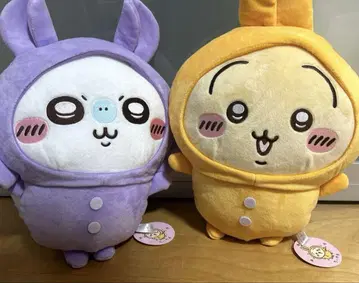 치이카와 파자마 BIG 봉제 인형 2 모몽가 토끼 2종 세트