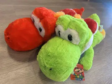 슈퍼 마리오 요시 봉제 인형 2개 세트 닌텐도 Nintendo
