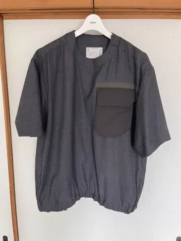 사카이 반팔 티셔츠 Suiting Mix Pullover