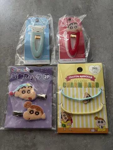 크레용 신짱 앞머리 클립 멀티 클립 참 밴드