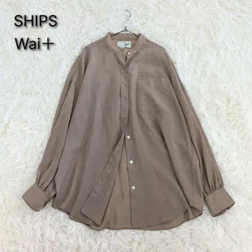 쉽스 wai 밴드 카라 셔츠 긴팔 블라우스 노지리 미호