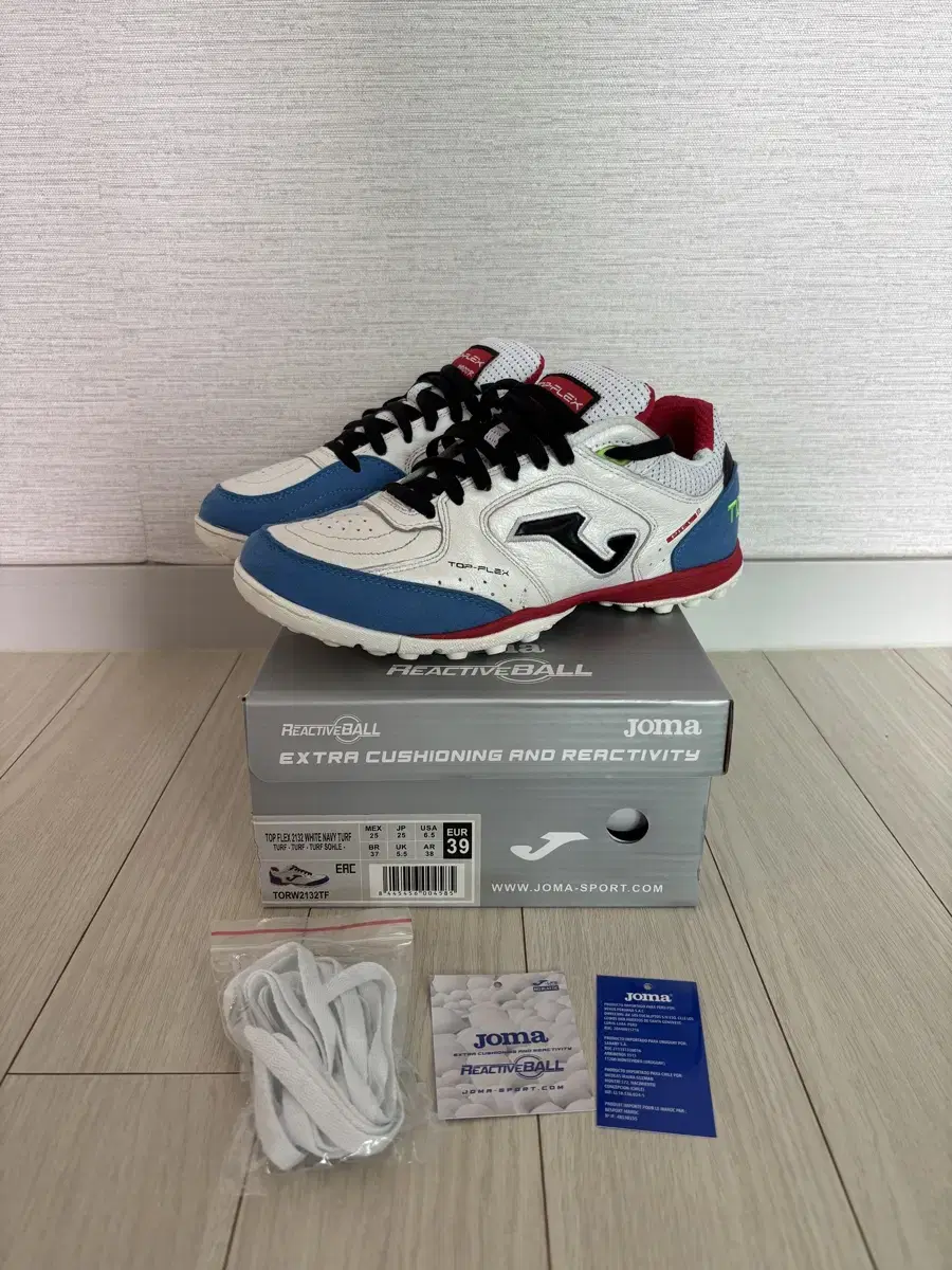 Joma Top Flex Korea Edition Futsal Shoes TF 250mm New